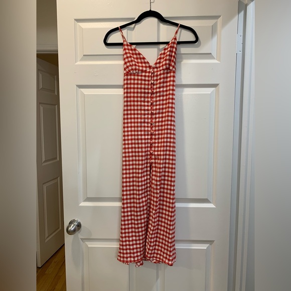 Zara Dresses & Skirts - Zara Gingham Midi Dress